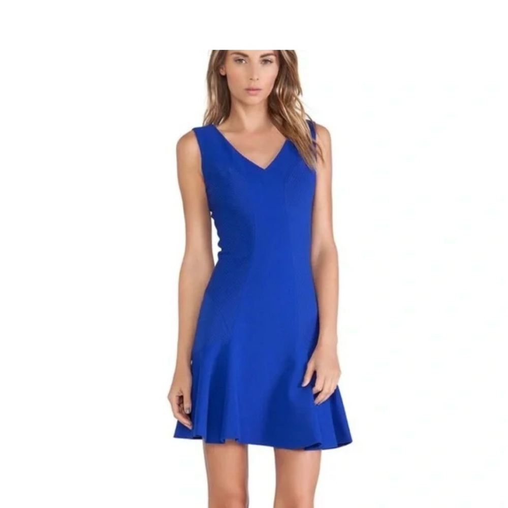 DVF Carla Body-Con Dress in Cosmic Blue